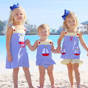 Primary Sailboat Applique Leah Dress