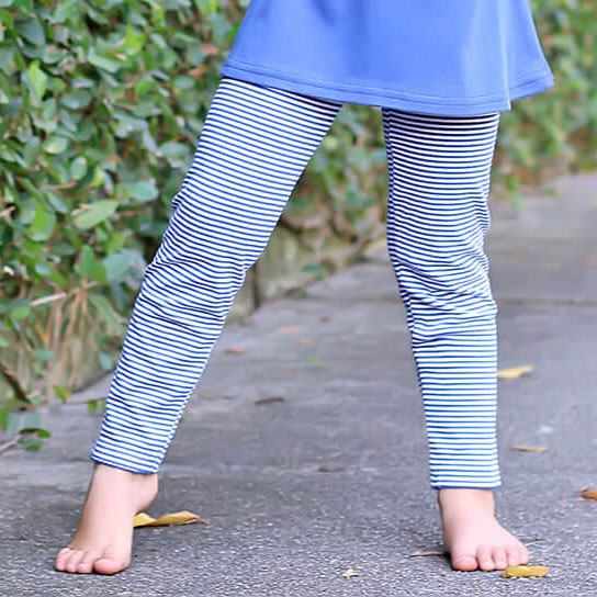 Blue Stripe Legging