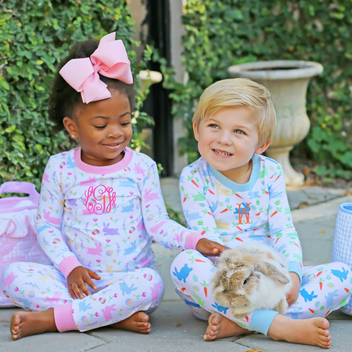 Pink Bunny Wonderland Pajamas