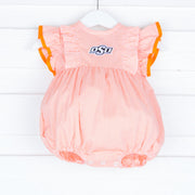Embroidered Oklahoma State Bubble Gingham