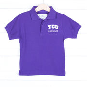TCU Short Sleeve Polo