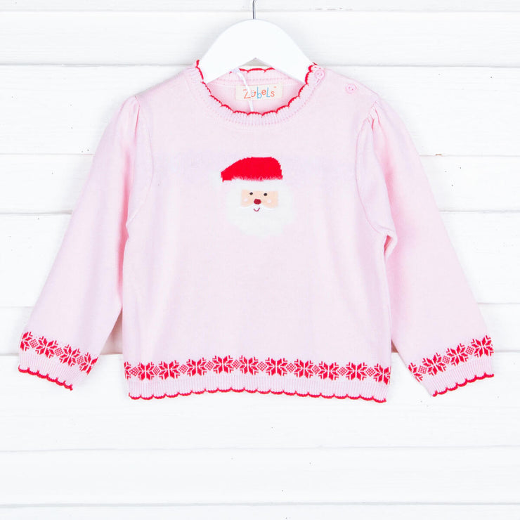 Santa Knit Pink Sweater