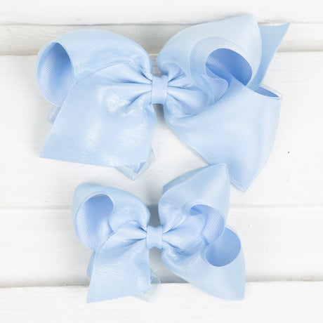 Organza Overlay Bow