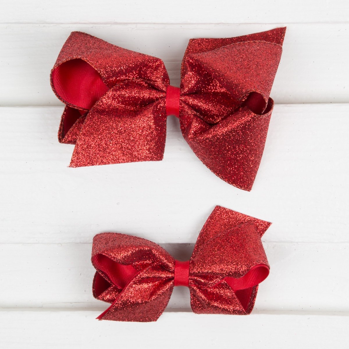 Party Glitter Overlay Bow