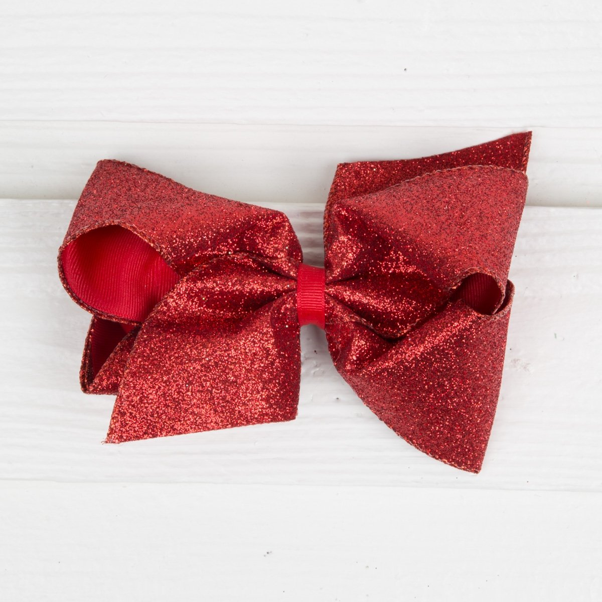 Party Glitter Overlay Bow