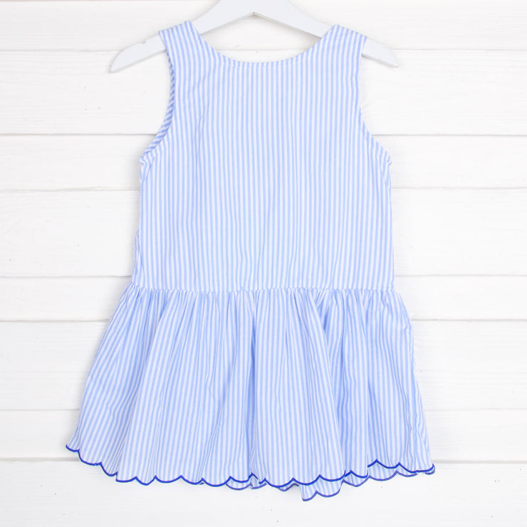 Blue Stripe Bailey Dress