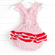Red Star Ruffle Bubble