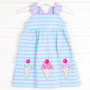 Ice Cream Stripe Mia Dress