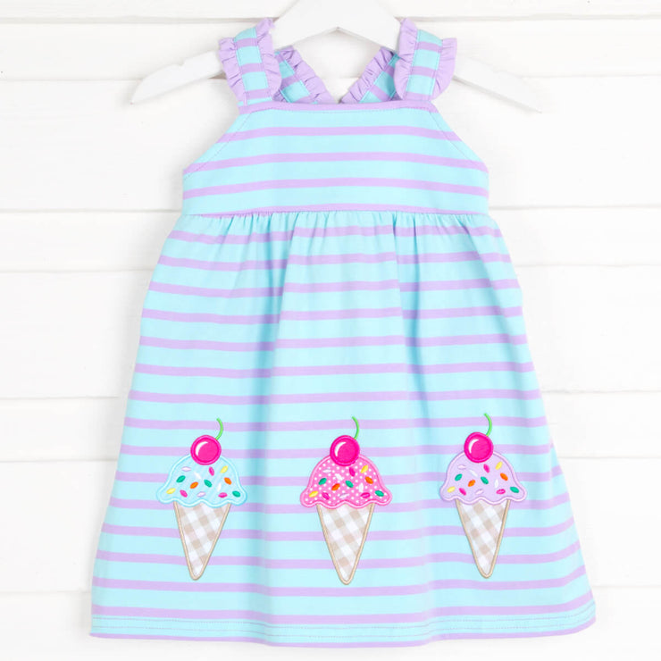 Ice Cream Stripe Mia Dress