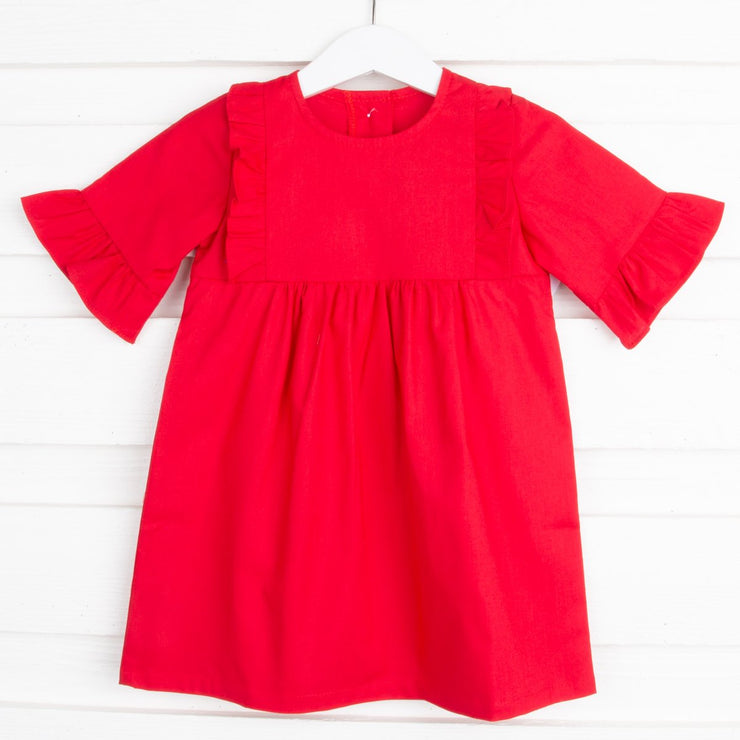 Apple Red Olivia Dress