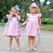 Big Sister Pink Ribbon Beverly Dress