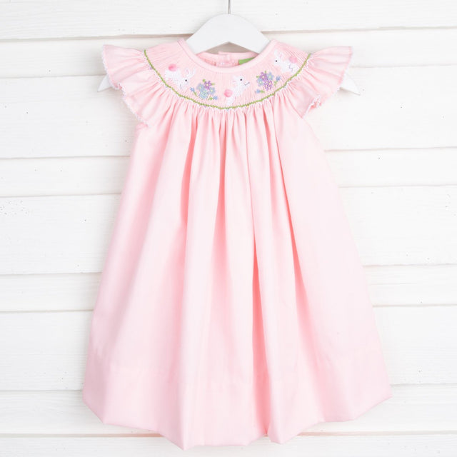 easter pink dresses Easter Smocked Dress Pink Pique – Classic Whimsy