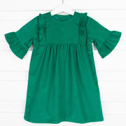 Green Corduroy Olivia Dress