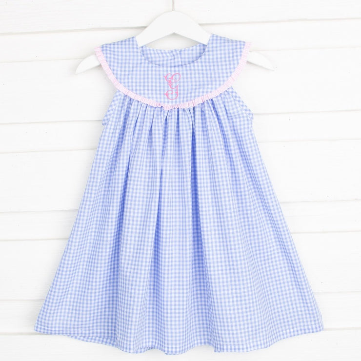 Pacific Blue Lindsey Dress Gingham