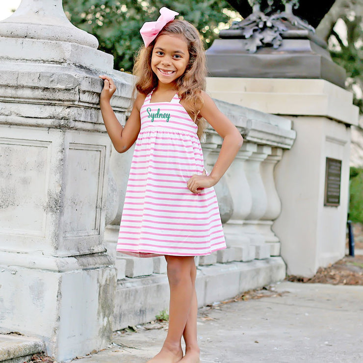 Pink Stripe Mia Dress