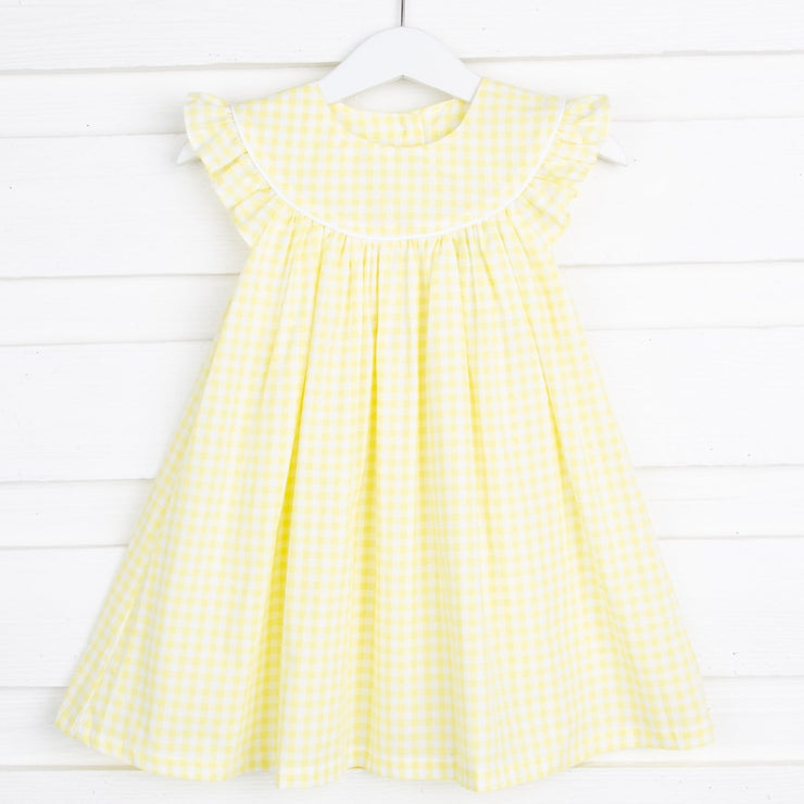 Yellow Check Lucy Dress 