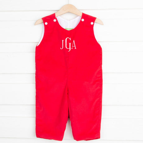 Red Corduroy Longall