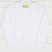 White Button Up Sweater