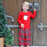 Holiday Plaid Pants Red