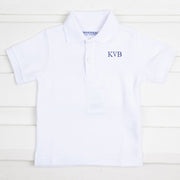 Monogram Short Sleeve Polo Shirt