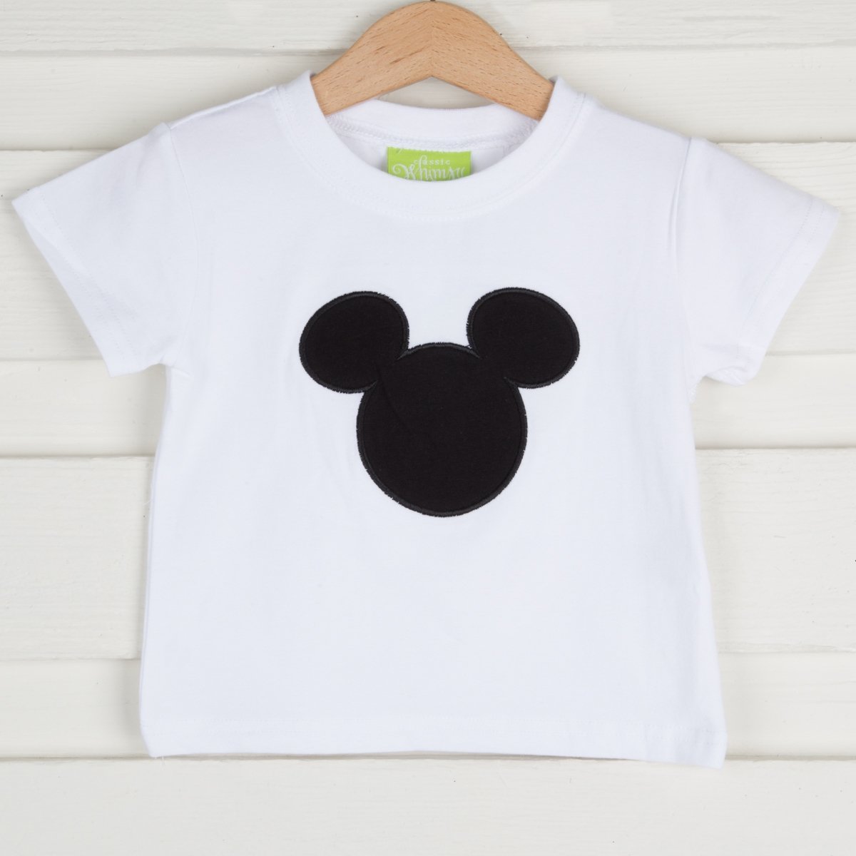 Mouse Ears Applique Shirt White