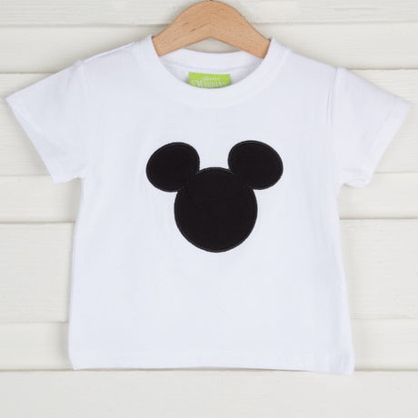 Mouse Ears Applique Shirt White