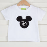 Mouse Ears Applique Shirt White