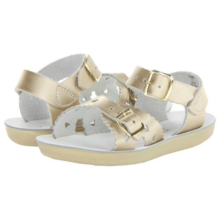 Gold Sweetheart Sandals