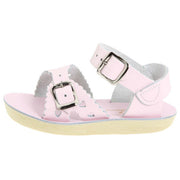 Shiny Pink Sweetheart Sandals