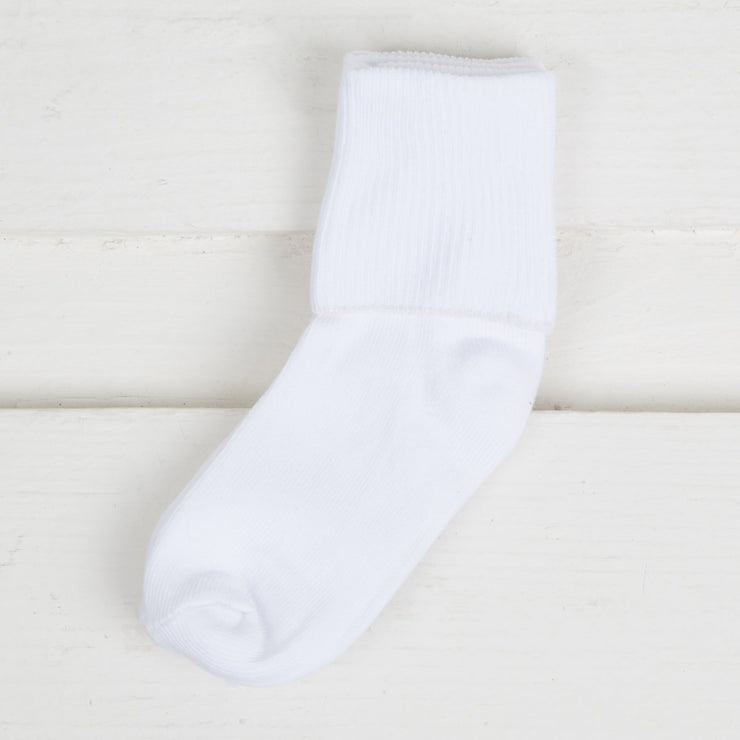 White Eyelet, Turn Cuff and Lace Socks (3 pack)