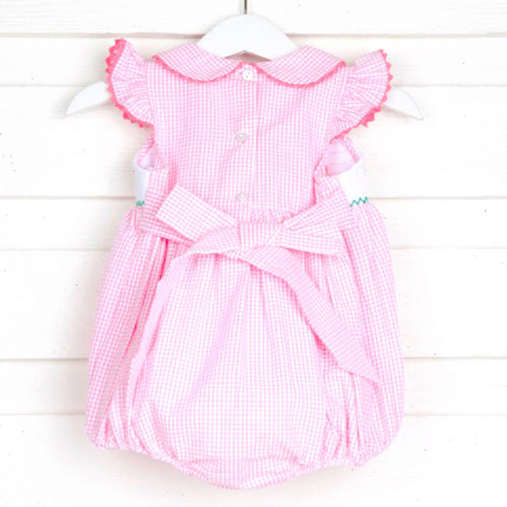Fairytale Smocked Pink Bubble