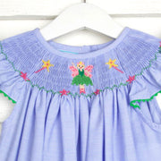 Fairies Smocked Micro Gingham Dress